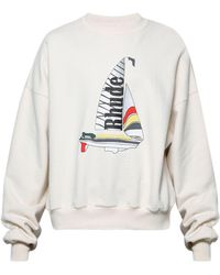 Rhude - Catamaran Champion Cotton Sweatshirt - Lyst