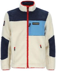 Napapijri - Veste En Polaire Yupik À Design Colour Block - Lyst