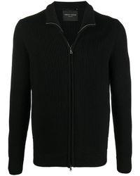 Roberto Collina - Ribbed Knit Zipped Jumper - Lyst