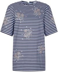 Rabanne - Striped T-Shirt - Lyst