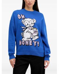 HUGO - Long-Sleeve Cotton Sweater - Lyst