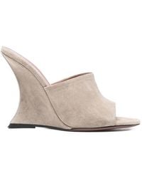 Paris Texas - Suede Mules - Lyst