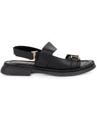 SERGIO MORETTI FIRENZE - Buckle-Detail Slingback Sandals - Lyst