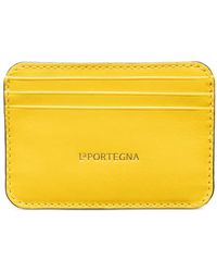 La Portegna - Humphrey Leather Card Holder - Lyst