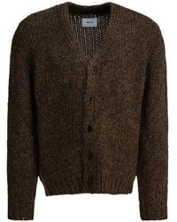 NN07 - Cardigan En Laine À Boutonnière - Lyst