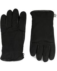 NN07 - Leather-Panelled Gloves - Lyst