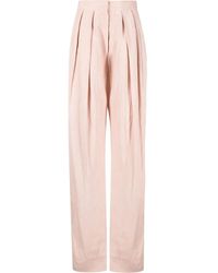 Stella McCartney - High-Waisted Pleated Trousers - Lyst
