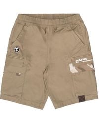 Aape By A Bathing Ape - Moonface Camo-Print Cargo Shorts - Lyst