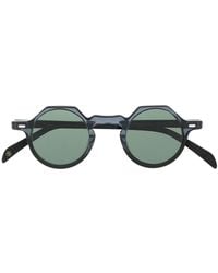 Lesca - Yoga Round Frame Sunglasses - Lyst