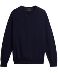 Woolrich - Crew-Neck Wool Jumper - Lyst