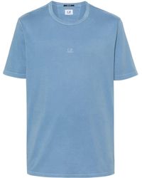 C.P. Company - Katoenen T-shirt Met Logoprint - Lyst
