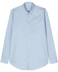 Etro - Pegaso-Embroidered Cotton Shirt - Lyst