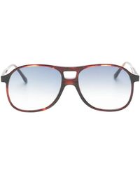 Lesca - Rock Pilot-Frame Sunglasses - Lyst