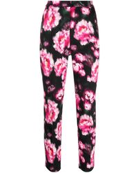 Adam Lippes - Daphne Floral-print Straight Trousers - Lyst