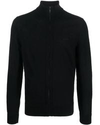 BOSS - ジップアップ カーディガン - Lyst