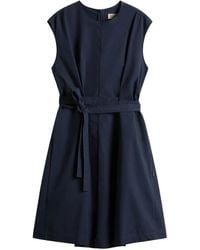 Woolrich - Cotton Belted Dress - Lyst