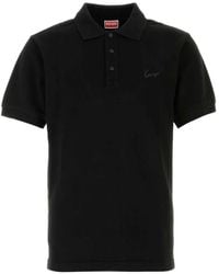 KENZO - Logo-Detail Slim-Fit Polo Shirt - Lyst