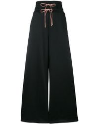 puma wide leg track pants