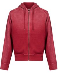 Entire studios - Faded Zip-Up Hoodie - Lyst
