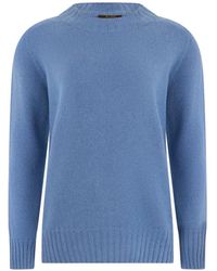 Moorer - Cembra-Cws Ribbed-Knit Crew-Neck Sweater - Lyst