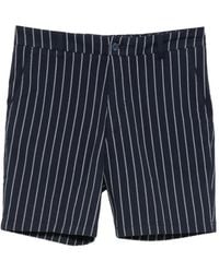 BOSS - Kane Pinstripe-Pattern Shorts - Lyst