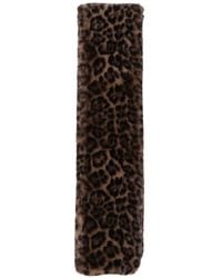 Apparis - Bufanda Kai De Pelo Artificial Con Estampado De Leopardo - Lyst