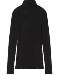 Lanvin - Ribbed Turtleneck Sweater - Lyst
