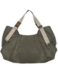 Borbonese - Borsa Tote Media Con Logo - Lyst