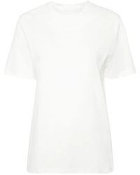Jil Sander - Cotton Jersey Logo Print T-Shirt - Lyst