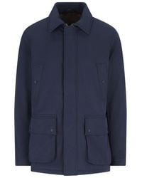 Herno - Plumífero con bolsillo de solapa - Lyst