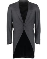 Canali - Single-Breasted Long-Sleeve Jacket - Lyst