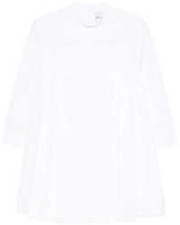 Miu Miu - Robe-Chemise À Manches Longues - Lyst