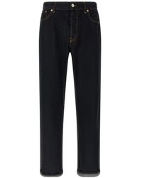 Department 5 - Contrast-Stitching Jeans - Lyst