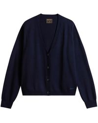 Woolrich - Fine-Knit V-Neck Cardigan - Lyst