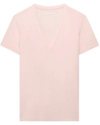 Another Tomorrow - V-Neck T-Shirt - Lyst