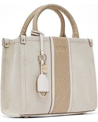Liu Jo - Small Patterned-Jacquard Tote Bag - Lyst