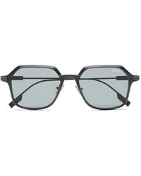 ZEGNA - Octagonal-Frame Sunglasses - Lyst