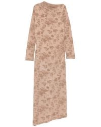 Imperial - Floral-Print Ruched Maxi Dress - Lyst
