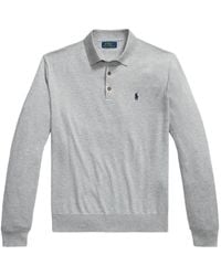 Polo Ralph Lauren - Long-Sleeve Polo-Collar Sweater - Lyst