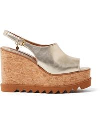 Stella McCartney - Sneak-Elyse Slingback Sandals - Lyst