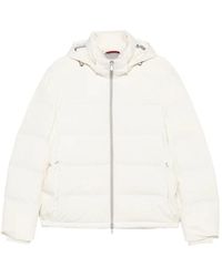 Brunello Cucinelli - Plumífero Con Capucha - Lyst
