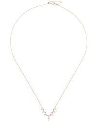 PERSÉE - 18Kt Triangle Diamond Tennis Necklace - Lyst
