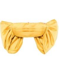 Elisabetta Franchi - Off-The-Shoulder Crop Top - Lyst
