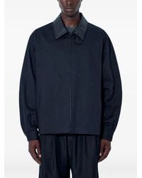 Ssstein - Sulfur Zip-Front Spread-Collar Jacket - Lyst
