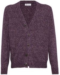 Brunello Cucinelli - Cardigan Mit V-Ausschnitt - Lyst