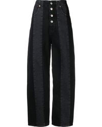MM6 by Maison Martin Margiela - High-Rise Jeans - Lyst