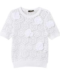 Twinset - フローラル ニットトップ - Lyst