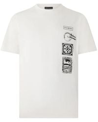 Emporio Armani - Graphic-Print T-Shirt - Lyst