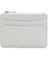 A.P.C. - Portacarte Paris Con Zip - Lyst
