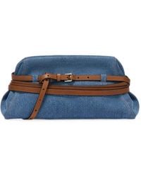 Moschino - Tie Me Large Clutch Bag - Lyst